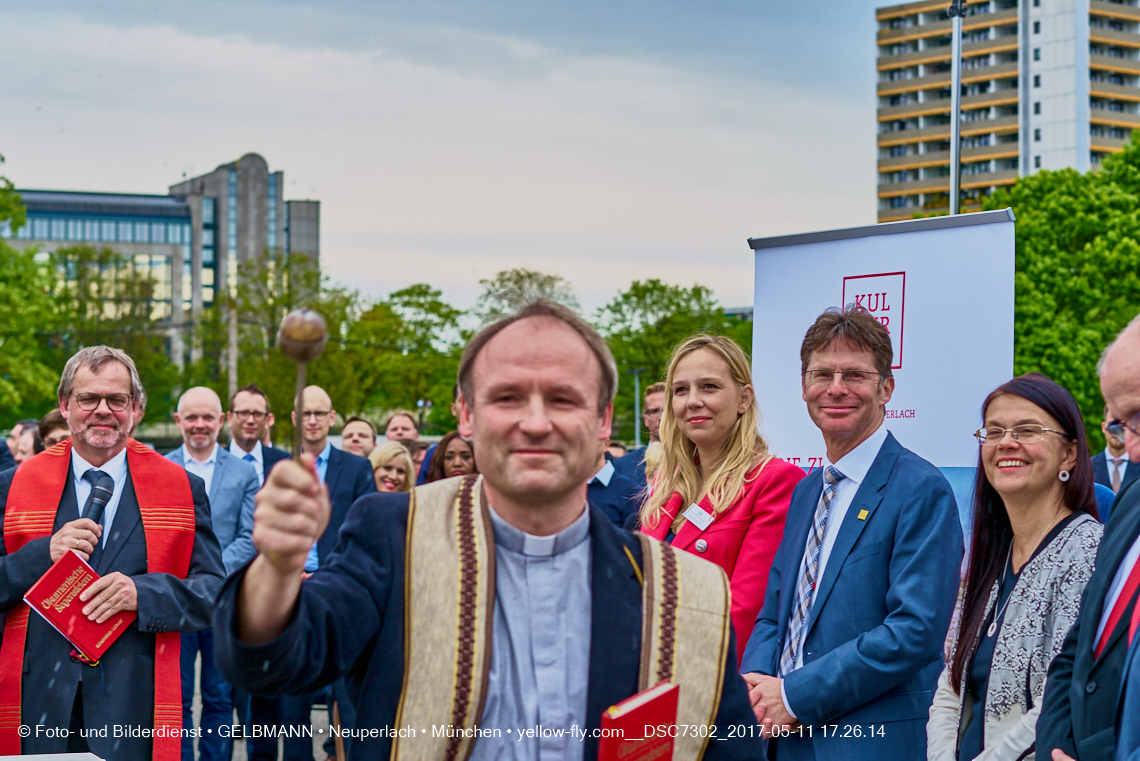 11. Mai 2017 - Grundsteinlegung für die LOGE und dem Kulturquadrat in Neuperlach